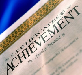 Award Certificate