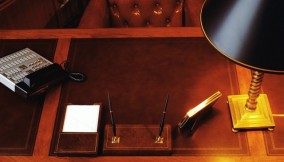 Business Executive's Cleared Desktop