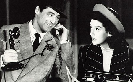Walter Burns & Hildy Johnson are hot on a story.