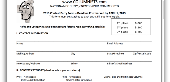 Click image for rules and entry form