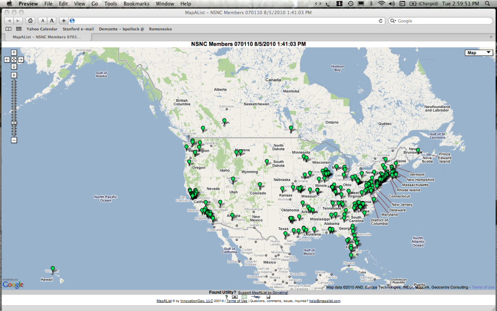 NSNC N. American members 08-05-10