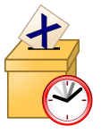 ballot box for vote