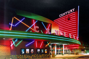 Century Aurora 16 movie theater in Aurora, Colo.