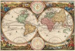 Stoopendaal Map of the World - 1730