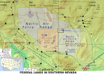 Federal Lands in Southern Nevada, including Area 51. Map by Finlay McWalter