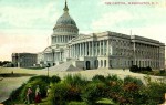 Postcard of U.S. Capitol mid-19th century