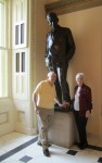Bob and Mary Haught with Will Rogers