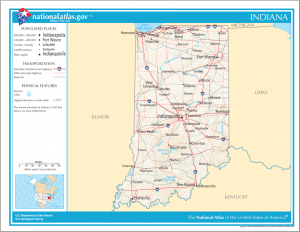 Map of Indiana