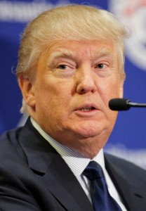 Donald Trump, March 2015. Wikipedia Commons