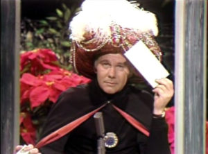 Johnny Carson, Carnac the Magnificent. 